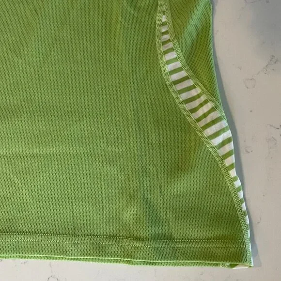 Helly Hansen Dry LIFA Vneck SS Polypropylene Activewear Top Green + White Sz M/L - Picture 3 of 13